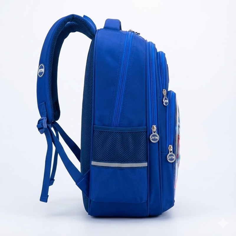 Ultraman "Ultra-Seven" 3D Galaxy Armor Kids School Backpack – Hero Blue Edition